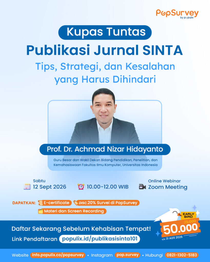 Webinar Publikasi SINTA